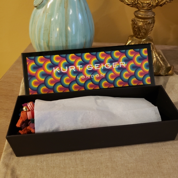 NIB! NWT! Kurt Geiger Colorful Tassel Keychain with Beads - Picture 4 of 5